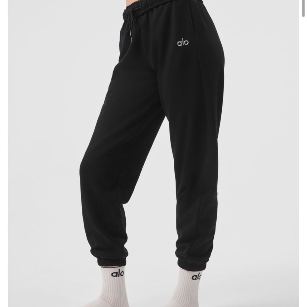 ALO Yoga Accolade Black Sweatpants S